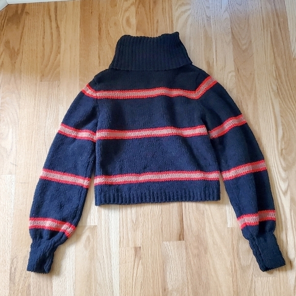 Wild Fable Striped Turtleneck Pullover Sweater NWT - Picture 4 of 10